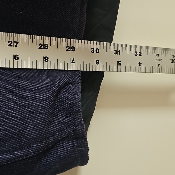 IZOD Men’s Quilted Insulated Shacket – Button Up Jacket, Navy, Size Medium - Picture 3 of 7